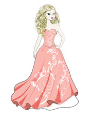 Fototapeta premium bride silhouette