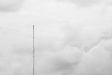 Cellular antenna - closeup - monochrome