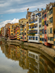 Riverside houses in Girona's Old quarter
