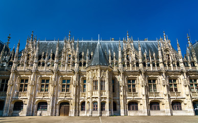 Fototapeta na wymiar Palace of Justice in Rouen - Normandy, France