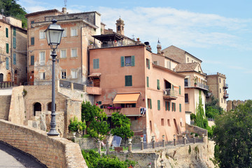 Fototapeta na wymiar vista panoramica di alcuni angoli di Grottammare, Marche, Italia