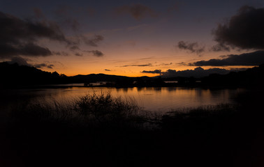 Sunset over the marsh