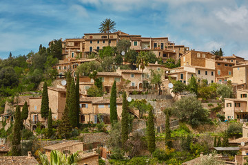 Obraz premium Dorf in Spanien Aussicht Hintergrund village in spain