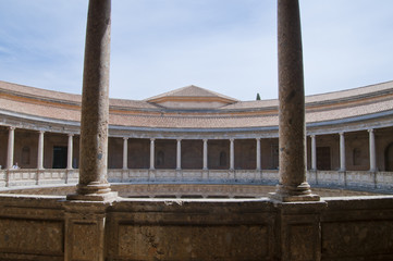 Palast Karls V, Alhambra, Granada, Andalusien, Spanien