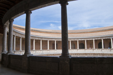 Palast Karls V, Alhambra, Granada, Andalusien, Spanien