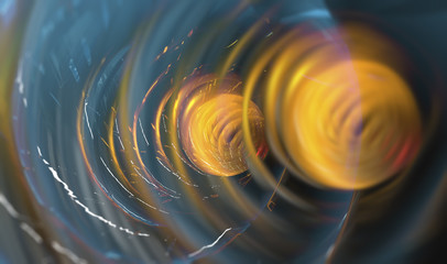 Abstract background multicolor tunnel. Illustration beautiful.