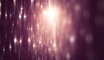 Abstract pink bokeh circles. Beautiful illustration background with particles. © serabstract