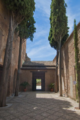 Obraz premium Parador de San Francisco, Alhambra, Granada, Andalusien, Spanien