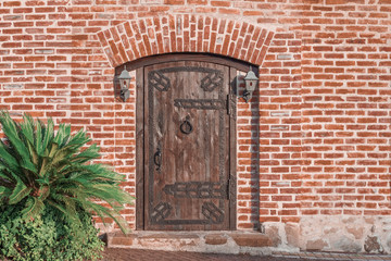 Old wall and door