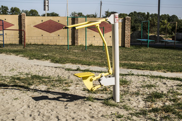 exercise machine for walking in the fresh air