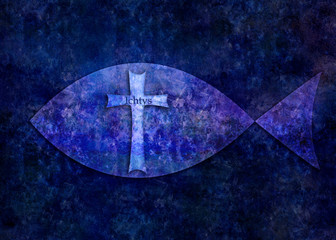 Ichtys fish the secret christian sign in times of persecution