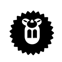 Hedgehog Solid illustration