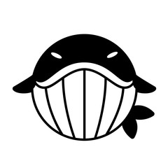 Whale Solid illustration