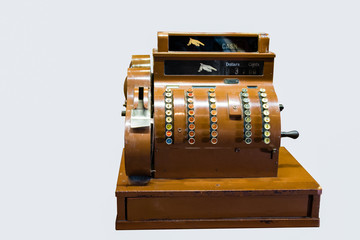 Ancient cash register