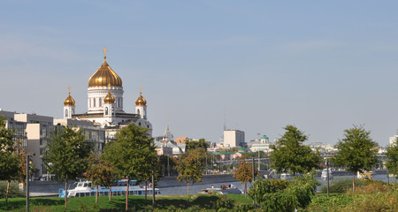 Moscow. Russian Federation. the Cathedral of Christ the Savior.