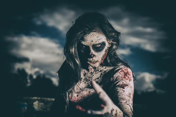 halloween horror zombie