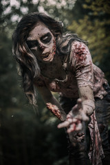 Obraz premium halloween horror zombie