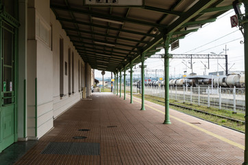 interior of modern building