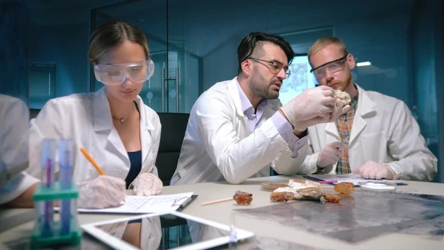 Scientists study the rare mineral in laboratory