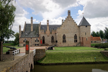 Fototapeta na wymiar Old medieval castle 'Radboud' in Medemblik - The Netherlands