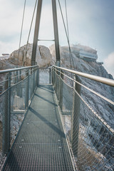 Brücke am Dachstein auf 3000 Metern