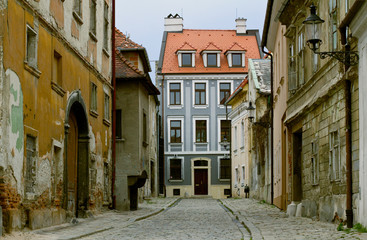 Old buildings in Bratislava in slovakia