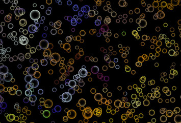 Abstract background background imitating water bubbles