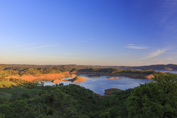 Afternoon view of the beautiful Don Pedro Reservoir