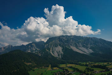 Bergpanorma in der Steiermark