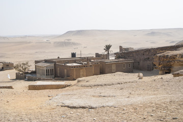  structure against the background of the desert