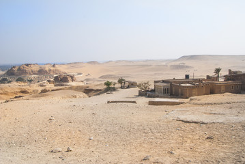  structure against the background of the desert
