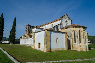 Fototapeta na wymiar Iglesia de Santa Maria do Olival, Tomar. Centro de Portugal.