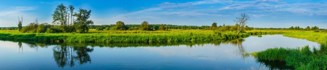 Fototapeta na wymiar The river in Belarus