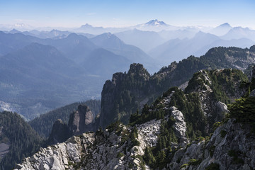 Glacier Pk. from Mt. Pilchuck