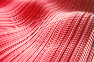 Red waves and lines abstract backdrop