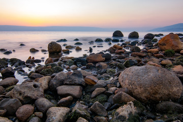 Sunrise over the Sea of Galilee