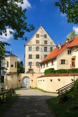 Fototapeta na wymiar Schloss Achberg bei Wangen im Allgäu 