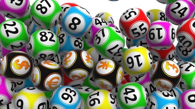 символы валют составляют шары бинго