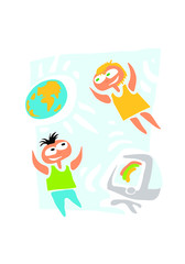 Students, education, travel.