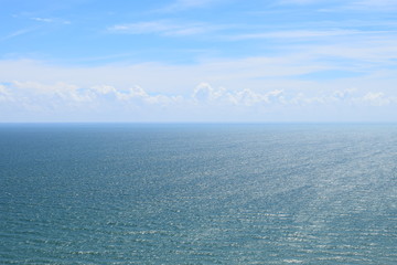 海　静岡市　久能山　雲　晴れ