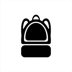 backpack school icon. isolated object