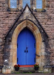 Church Door, Isle of Mull, Tobermory, Scotland