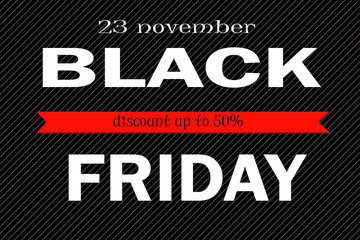 Illustration of Black Friday discount offers