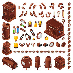 Steampunk Isometric Constructor