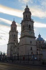 Fototapeta na wymiar Catedral de Morelia Michoacán