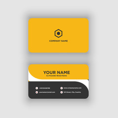 Business card. Vector. Exclusive and Modern design