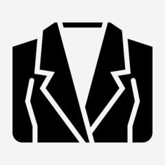 Glyph suit pixel perfect vector icon