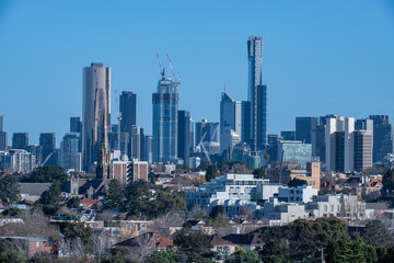 Fototapeta na wymiar Melbourne cityscape- Victoria, Australia
