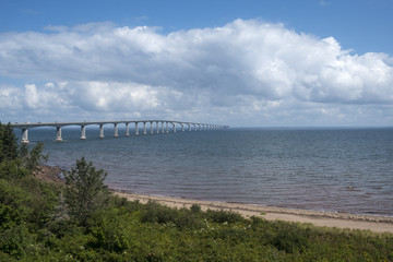 The Confederation Bridge Between Prince Edward Island and New Brunswick Canada