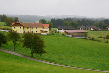 Fototapeta na wymiar Landscape of rural Austria
